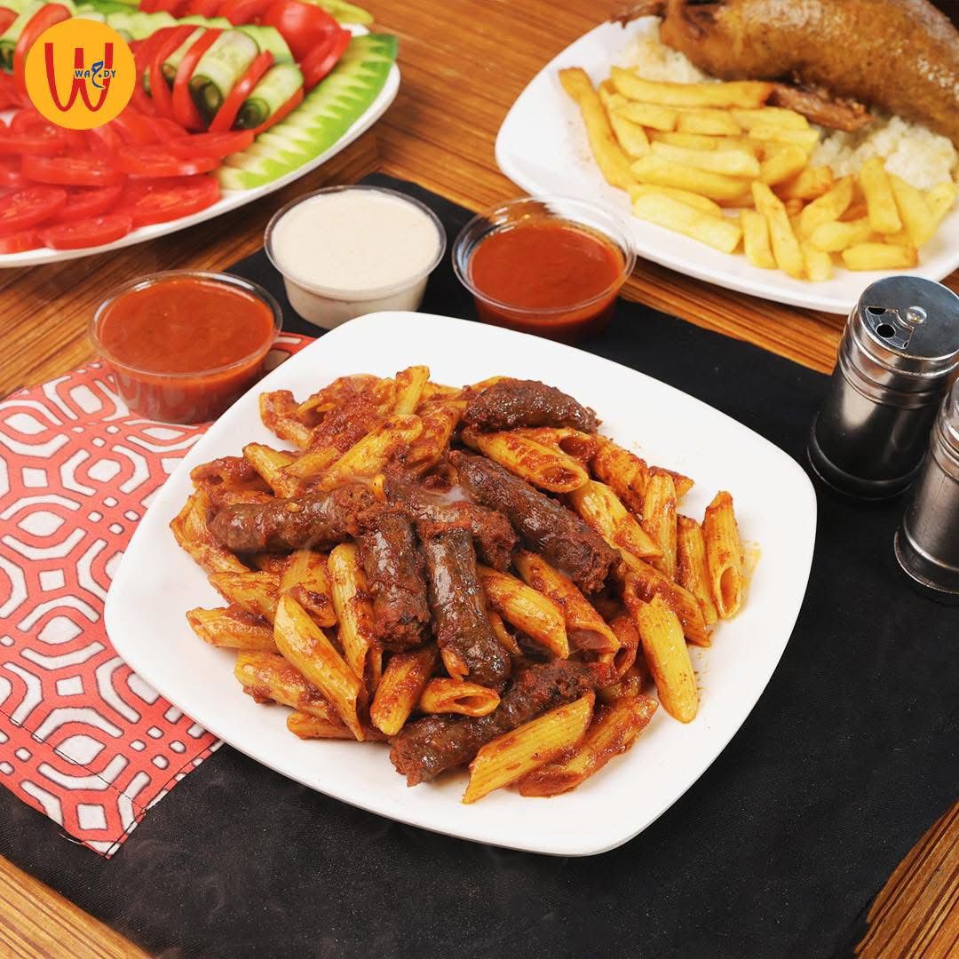 مكرونة بالسجق